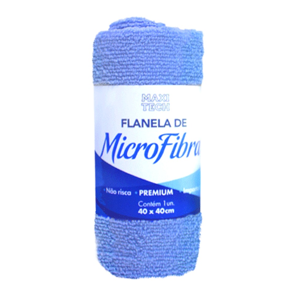 Flanela Microfibra MAXI TECH Azul (40X40) 