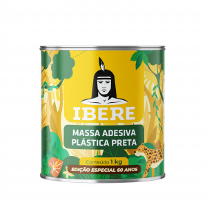 Adesiva Plástica Preta